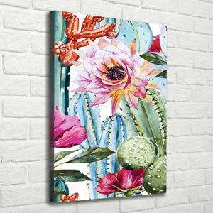 Vertikální Moderní obraz canvas na rámu Kaktusy ocv-86911786