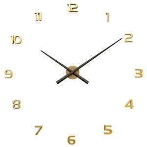 JVD Designové zlaté nástěnné nalepovací hodiny JVD HT465.2 ( )