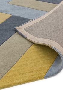 Tribeca Design Kusový koberec Jigsaw Ochre Grey běhoun Rozměry: 66x200 cm