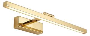 Toolight Koupelnové nástěnné LED osvětlení APP1861-1W 60 cm zlatá