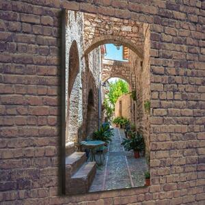 Vertikální Foto obraz na plátně Italské uličky ocv-87545336