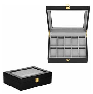 Box na 10 hodinek SPRINGOS LEGEND 10 HA1066 černý
