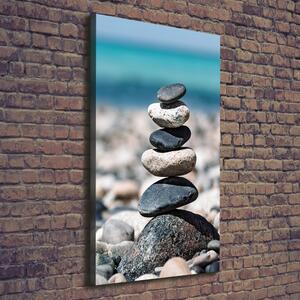 Vertikální Foto obraz na plátně Kamenná pláž ocv-88042029