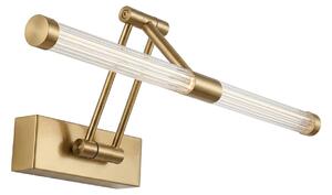 Toolight Koupelnové nástěnné LED osvětlení APP1899-1W 40cm kartáčovaná zlatá