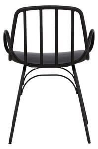 Jídelní židle Dyrön, 2ks, černá, D59xS55xV81
