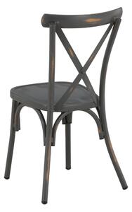 Jídelní židle Tablas, 2ks, tmavě šedá, 48*48*88