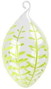 Vajíčko s dekorem zelených větviček