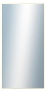 DANTIK - Zarámované zrcadlo - rozměr s rámem cca 60x120 cm z lišty Hliník zlatá lesklá | P01-001 (7001001)