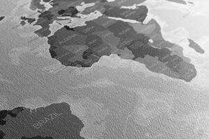 Obraz na korku nádherná mapa s černobílým nádechem