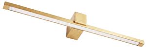 Toolight Koupelnové nástěnné LED osvětlení SWE048-1W 80cm zlatá kartáčovaná