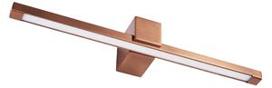 Toolight Koupelnové nástěnné LED osvětlení SWE053-1W 60 cm měď kartáčovaná