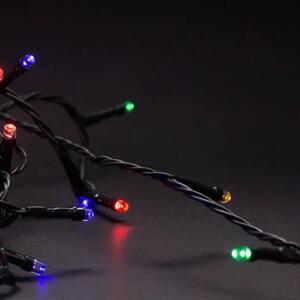 LED vánoční řetěz 24m, venkovní, vícebarevný, 240 LED, 3,6W prodloužení bez adaptéru