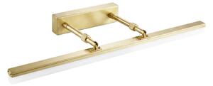 Toolight Koupelnové nástěnné LED osvětlení APP1876-1W 60cm kartáčovaná zlatá