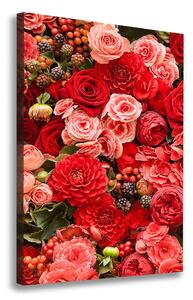 Vertikální Foto obraz na plátně Kytice květin ocv-89362554