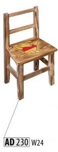Dřevěná dětská židlička AD 230