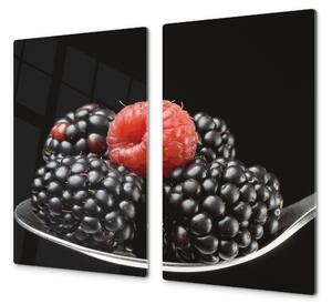 Ochranná deska ovoce ostružiny maliny - 52x60cm / S lepením na zeď