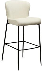 ​​​​​Dan-Form Bílá látková barová židle DAN-FORM Glam 78 cm