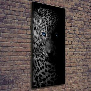 Vertikální Moderní obraz canvas na rámu Leopard ocv-89549218