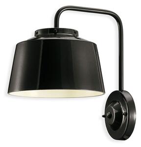 Ferroluce Nástěnné VINTAGE svítidlo 50's, v. 34 cm, 1xE27 Barva: Černá