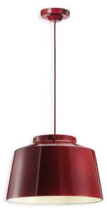 Ferroluce Závěsné vintage svítidlo 50's, Ø 40 cm, 1xE27 Barva: Rudá červená