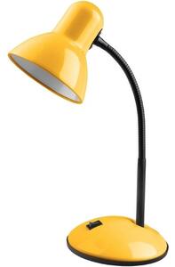 Stolní lampa se závitem E27, žlutá