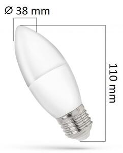 LED žárovka E27 1W 90lm teplá, ekvivalent 10W