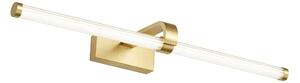 Toolight Koupelnové nástěnné LED osvětlení APP1886-1W 60cm kartáčovaná zlatá
