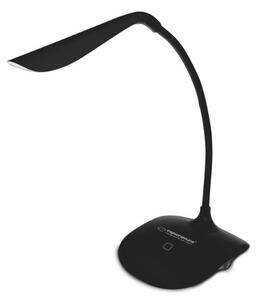 Stmívatelná LED stolní lampička, 3W, studené světlo, černá