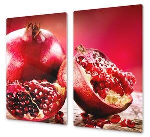 Ochranná deska ovoce granátové jablko - 65x90cm / Bez lepení na zeď