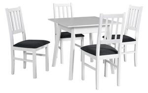Drewmix Jídelní set 1+4, stůl OSLO 1 a bukové židle BOS 4