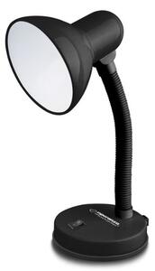 Stolní lampa na 1 žárovku E27, černá
