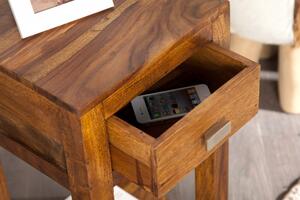 Odkládací stolek LAGOS 70 CM masiv sheesham Nábytek | Doplňkový nábytek | Odkládací stolky