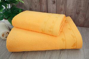 Set ručníku a osušky HELIX oranžový