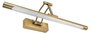 Toolight Koupelnové nástěnné LED osvětlení SWE022-1W 42cm kartáčovaná zlatá