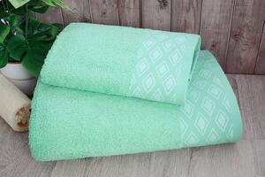 Set ručníku a osušky TANTA zelený