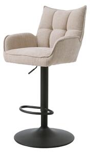 Krémové barové židle s nastavitelnou výškou v sadě 2 ks Marilla – Unique Furniture