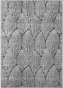Vopi | Kusový koberec Ragusa 1810 27 stříbrno-antracitový - 68 x 110 cm