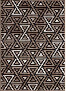 Vopi | Kusový koberec Ragusa 2503 80 silver black - 100 x 140 cm