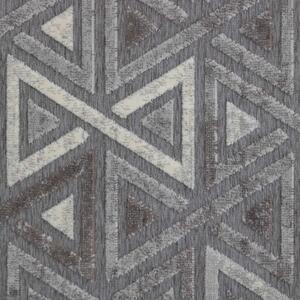 Vopi | Kusový koberec Ragusa 2503 58 stříbrnočerný - 100 x 140 cm