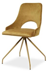 IBA Kovová jídelní židle M. Beldec (několik variant nohou) Potah: Látka, Varianta: M. Beldec R