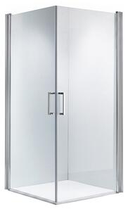 BPS-koupelny Čtvercový sprchový kout ZES KZ29A 80x80 chrom/transparent - bez vaničky