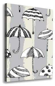 Vertikální Vertikální Foto obraz na plátně do obýváku Deštník Francie ocv-91475598