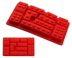 Zaparkorun Silikonová forma na led ve tvaru kostek LEGO