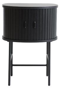 Černý noční stolek Nola – Unique Furniture