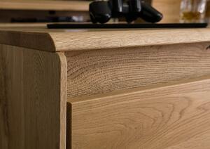 CARDIFF Konferenční stolek divoký dub, 110x70x40, přírodní, olejovaný