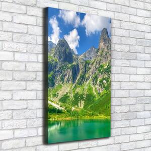Vertikální Foto obraz na plátně Jezero v horách ocv-92038877