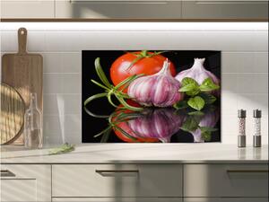 Ochranné sklo do kuchyně bylinky a zelenina - 30 x 60 cm