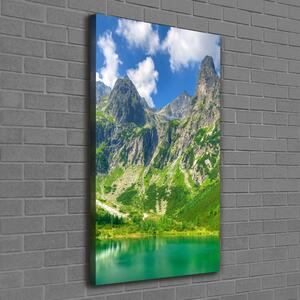 Vertikální Foto obraz na plátně Jezero v horách ocv-92038877