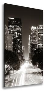 Vertikální Foto obraz na plátně Los Angeles noc ocv-92721867