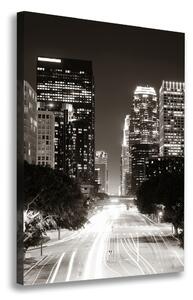 Vertikální Foto obraz na plátně Los Angeles noc ocv-92721867